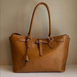 Boldrini Selleria Made in Italy Leather Satchel Tote Bag